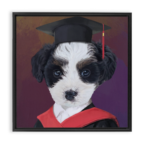 Uniform Portrait Framed Canvas Wraps - Graduate