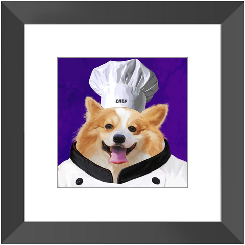 Uniform Portrait Framed Prints - Chef