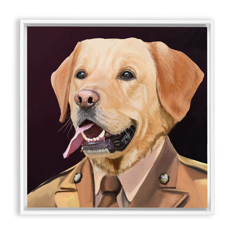 Uniform Portrait Framed Canvas Wraps - General