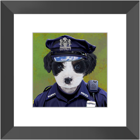 Uniform Portrait Framed Prints - Police