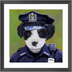 Uniform Portrait Framed Prints - Police