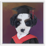 Uniform Portrait Framed Canvas Wraps - Graduate