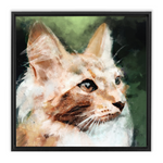 Watercolor Style Framed Canvas Wraps
