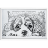 Sketch Style Framed Canvas Wraps