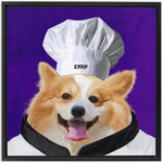 Uniform Portrait Framed Canvas Wraps - Chef