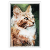Watercolor Style Framed Canvas Wraps