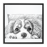 Sketch Style Framed Canvas Wraps