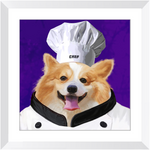 Uniform Portrait Framed Prints - Chef