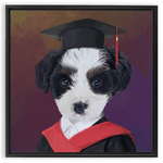 Uniform Portrait Framed Canvas Wraps - Graduate