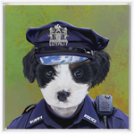 Uniform Portrait Framed Canvas Wraps - Police