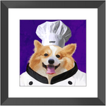 Uniform Portrait Framed Prints - Chef