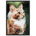 Watercolor Style Framed Canvas Wraps