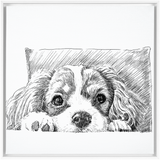 Sketch Style Framed Canvas Wraps