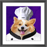 Uniform Portrait Framed Prints - Chef