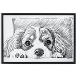 Sketch Style Framed Canvas Wraps