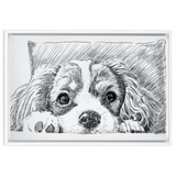 Sketch Style Framed Canvas Wraps