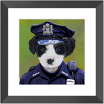 Uniform Portrait Framed Prints - Police