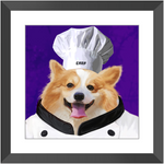 Uniform Portrait Framed Prints - Chef