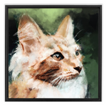 Watercolor Style Framed Canvas Wraps