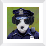 Uniform Portrait Framed Prints - Police