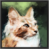 Watercolor Style Framed Canvas Wraps
