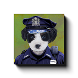 Uniform Portrait Canvas Wraps - Police