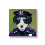 Uniform Portrait Canvas Wraps - Police