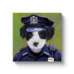 Uniform Portrait Canvas Wraps - Police