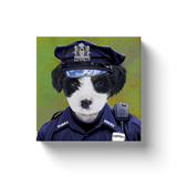 Uniform Portrait Canvas Wraps - Police