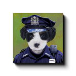 Uniform Portrait Canvas Wraps - Police